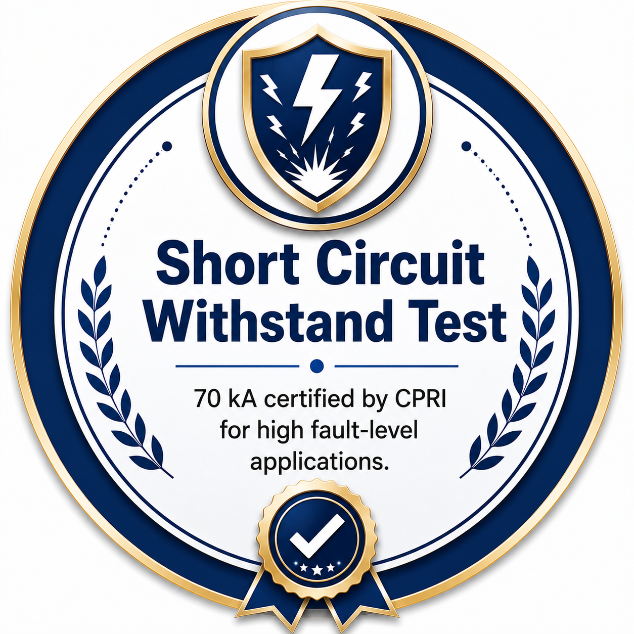 Short Circuit Test – 70 kA